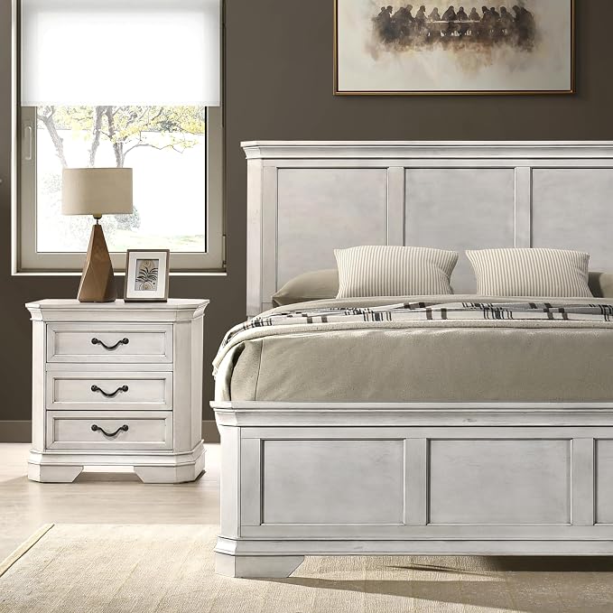 Roundhill Furniture Maderne Wood Panel Bed - Image 5