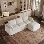 Novilla 104.3" Modular Cloud Couch, Modern Sectional Sofa by Novilla