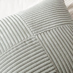 MIULEE Silver Grey Decorative Throw Pillow Covers 16x16 Inch - Image 2