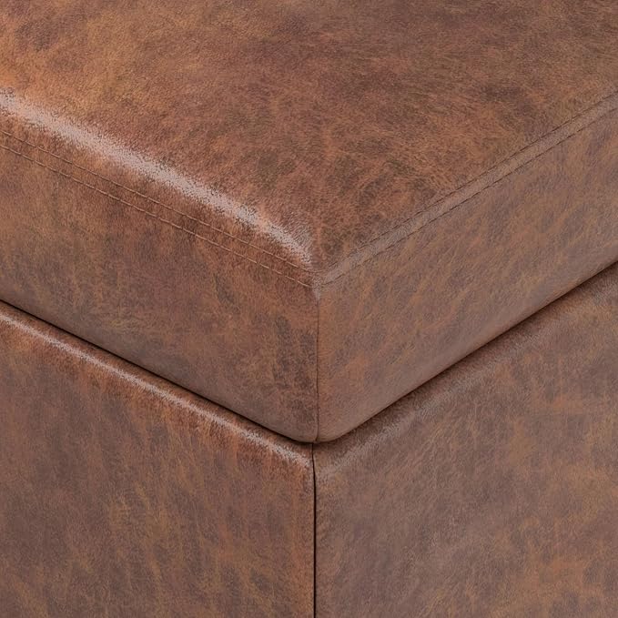 SIMPLIHOME Oregon Storage Ottoman Bench - Image 8