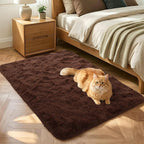 3x5 Brown Fluffy Soft Area Rug Non-Slip by ModernHomeDecor