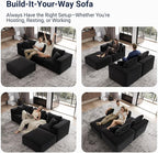 Avenco 71” 2-Seater Modular Loveseat Sofa Couch, Individually Wrapped Coil - Image 3
