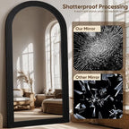 Full Length Mirror, Oversized Stand Up Mirrors Large Wall Mirrors, Wall Mounted - Image 4