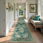 RELEANY Washable Area Rug, Runner 2'x9', Water Repellent, Pet Friendly by RELEANY