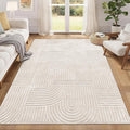 Pauwer 5x7 Area Rugs for Living Room, Modern Non Slip Washable Rug, Soft Fluffy by Pauwer