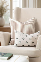 Crumbs Home Modern Farmhouse California Casual Indoor Outdoor Lumbar Pillow - Image 2