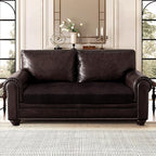 ANARACHON Leather Look Couch Cushion Covers Sofa Seat Slipcovers Sets Couches - Image 2