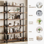 OtterOasis Heavy Duty 6-Tier Industrial Bookcase, 120lbs Shelf Capacity - Image 3