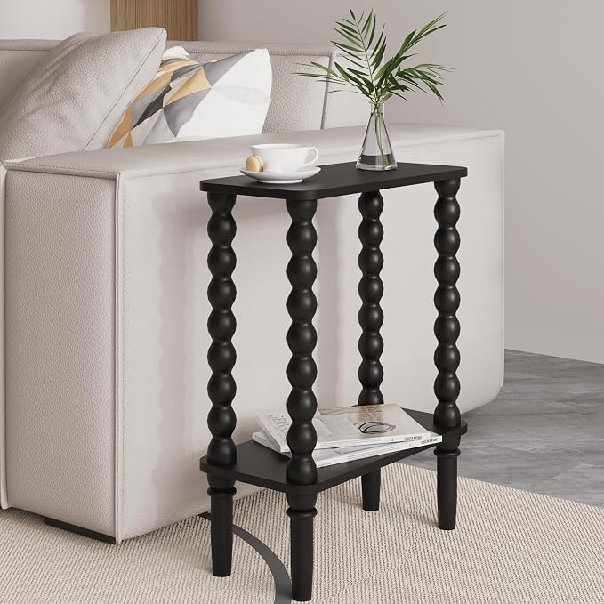 Veegle Narrow Side Table, Small End Table - Image 8
