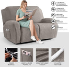 Timeles Recliner Covers Extra Wide Recliner Loveseat Covers Oversized Reclining - Image 3