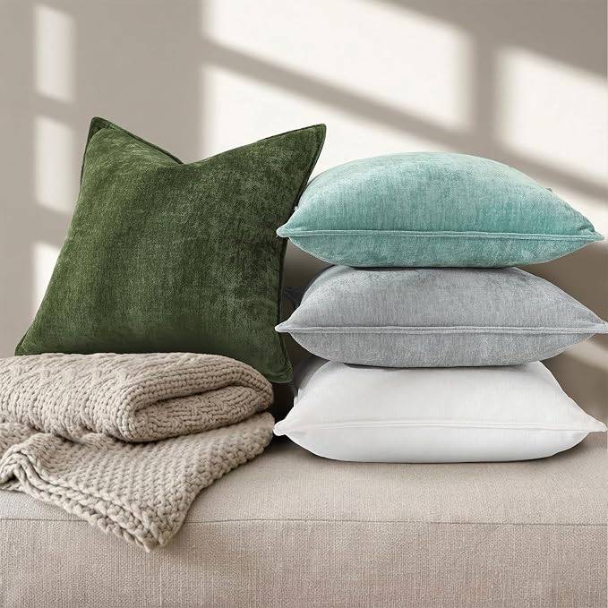 decorUhome Summer Couch Throw Pillow Covers 20x20 Set of 2, Decorative Soft - Image 4