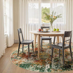 RELEANY Washable Round 8ft Area Rug - Image 2