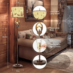 Scenekoy Rustic Farmhouse Antlers Floor Lamp - Image 2