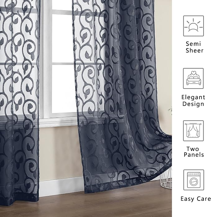 Furman Sheer Curtains 63 inch Length - Image 6