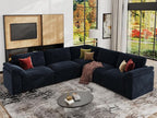EASE MOOSE Chenille Sectional Modular Sofa, Removable Cover by EASEMOOSE