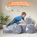 MeMoreCool Kids Play Couch, 8-Piece Modular Toddler Couch - Image 8
