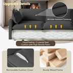 ROWHY 104'' Modular Sectional Cloud Couch - Image 5