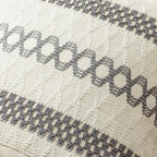 MIULEE Set of 2 Gray Boho Decorative Pillow Covers 20x20 Inch | Farmhouse Couch - Image 4