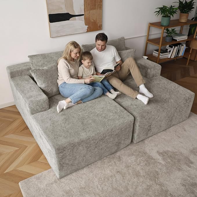 SYTOPIA Loveseat Chaise Lounge - Image 7