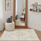 Madane Washable Area Rug 2x3 Small Entryway Rugs Non-Slip, Low Pile Floor Carpet - Image 8