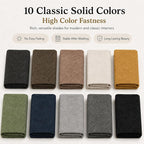 Mini Chenille Linen Blend Upholstery Fabric by the Yard, 57 Inch Wide Soft - Image 4