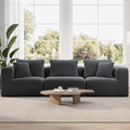 Novilla 106" Modular Sectional Sofa, Modern Cloud Sectional Couch by Novilla