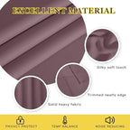 NICETOWN Blackout Dry Rose Curtain - Image 5
