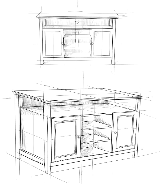 SIMPLIHOME Amherst TV Stand - Image 13