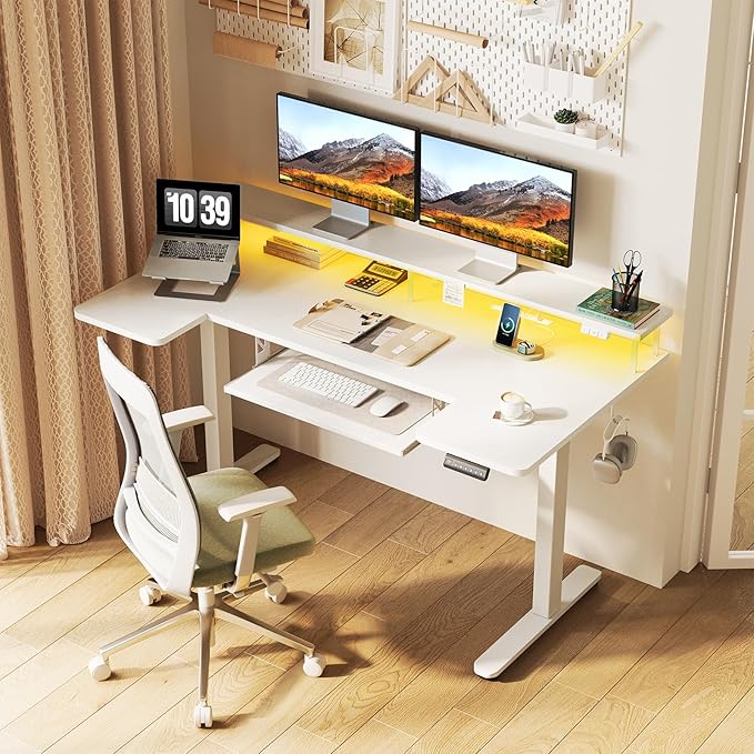 OffiGo U Shaped Electric Standing Desk - Image 2