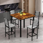 AWQM 5-Piece Dining Table Set, Dining Table Set - Image 2