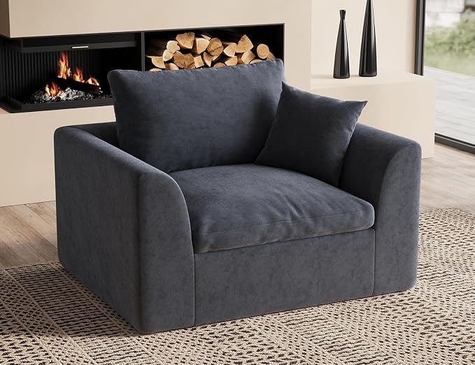 ohllob 48.6" Single Sofa, Small Boneless Couches by Ohllob