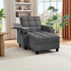 oaaktu Single Modern Comfy Upholstered Chaise Lounge Sofa Chair by Unknown