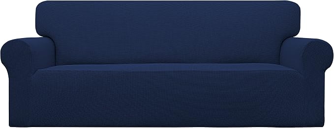 Easy-Going Stretch Oversized Sofa Couch Slipcover Washable Navy | 1-Piece Extra by Easy-Going