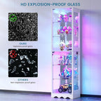 Dystler 2 Pack Glass Display Cabinet - Image 5