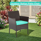 FDW Patio Furniture Set PE Rattan Patio Set Wicker Outdoor Furniture Bistro Set - Image 5