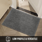Sturdy Front Door Mat, Absorbent Muddy Dirt Resist Welcome Door Mats Outdoor - Image 6