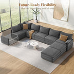Vesgantti Large Modular Sectional Sofa, Big Comfy Cloud Couch - Image 8