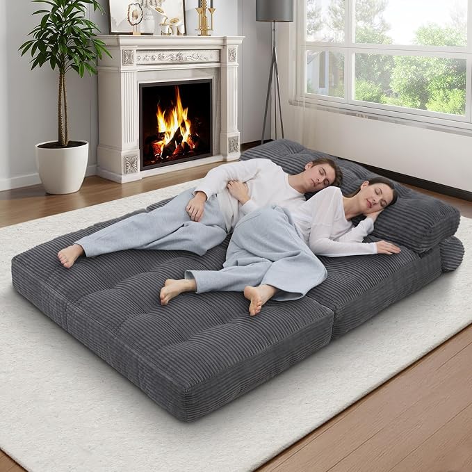 Folding Sofa Bed, Convertible Sleeper Chair - Image 4