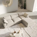 JACH L-Shaped Cloud Sectional Sofa - Image 5