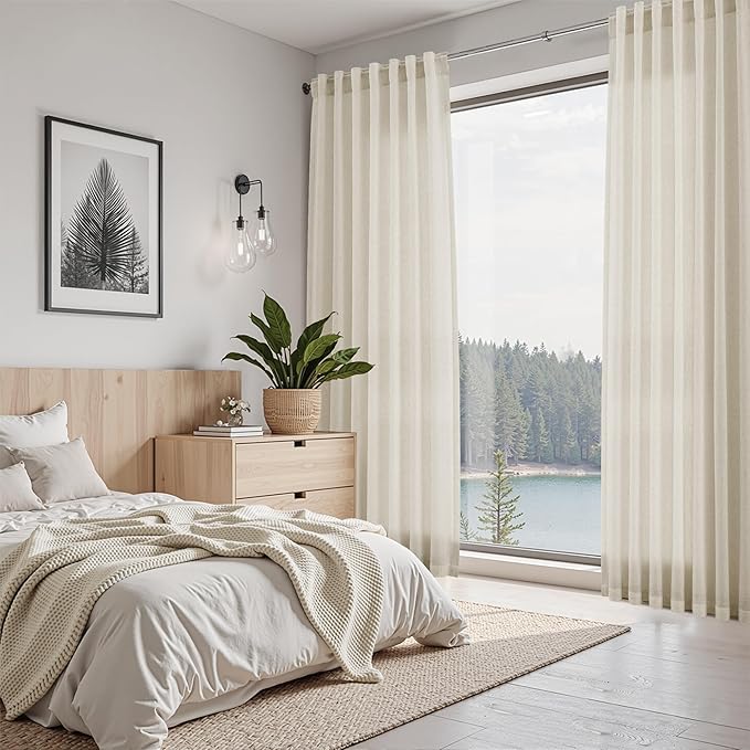 Vanilla Linen Curtains 96 Inches Long - Image 7