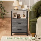 Huuger Night Stand Set of 2, Nightstand - Image 6