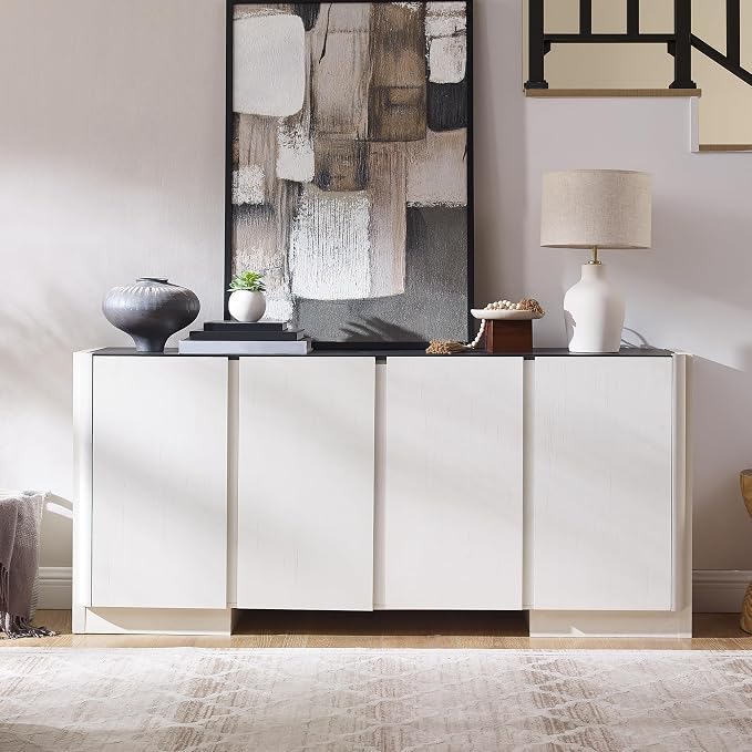 66" Large Sideboard Buffet Cabinet - Image 6