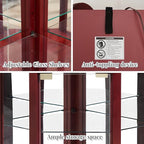 Glass Corner Display Cabinet - Image 7