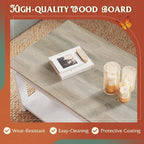 WLIVE Coffee Table, Wood Center Table - Image 8