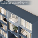 FACBOTALL Triple Wide Bookshelf, 6 Tier Large Bookshelf, Bookcase - Image 7