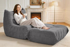 Bean Bag Pouf Ottoman, Foot Stool, Foot Rest - Image 3