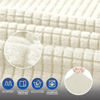 Stretch Couch Covers for Sofa, 3 Cushion Couch Slipcover, Elastic Bottom for - Image 5