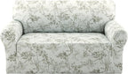 H.VERSAILTEX High Stretch Couch Cover 2 Cushion Sofa Printed Love Seat Couch by HVERSAILTEX