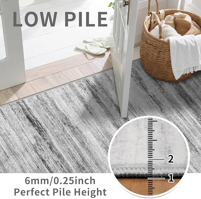 3x10 Washable Runner Rug for Family: Easy-to-Clean Runners for Hallway Entryway - Image 2