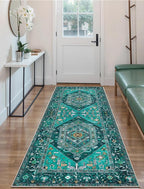 SERISSA 2x6 Washable Non Slip Boho Runner Rug - Image 5